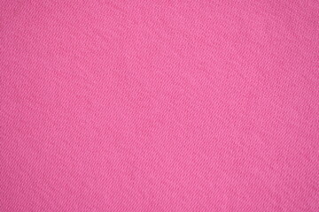 Pink fleece fabric texture, macro texture fleece pink fabric photo above as background	
