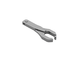 Fototapeta premium Detailed 3D Illustration of a Threaded Nut Removal Tool for Mechanical Assembly and Industrial Maintenance, showcasing precision engineering and design