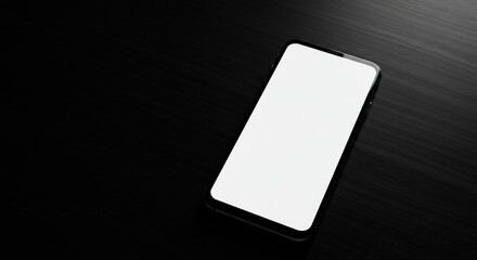 blank screen smartphone mockup