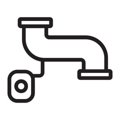 Obraz premium Leak Detector line icon