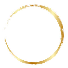Golden Circle, golden border, golden wedding ornament, luxurious gold circle