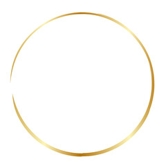 Golden Circle, golden border, golden wedding ornament, luxurious gold circle