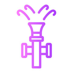 smart farm gradient icon