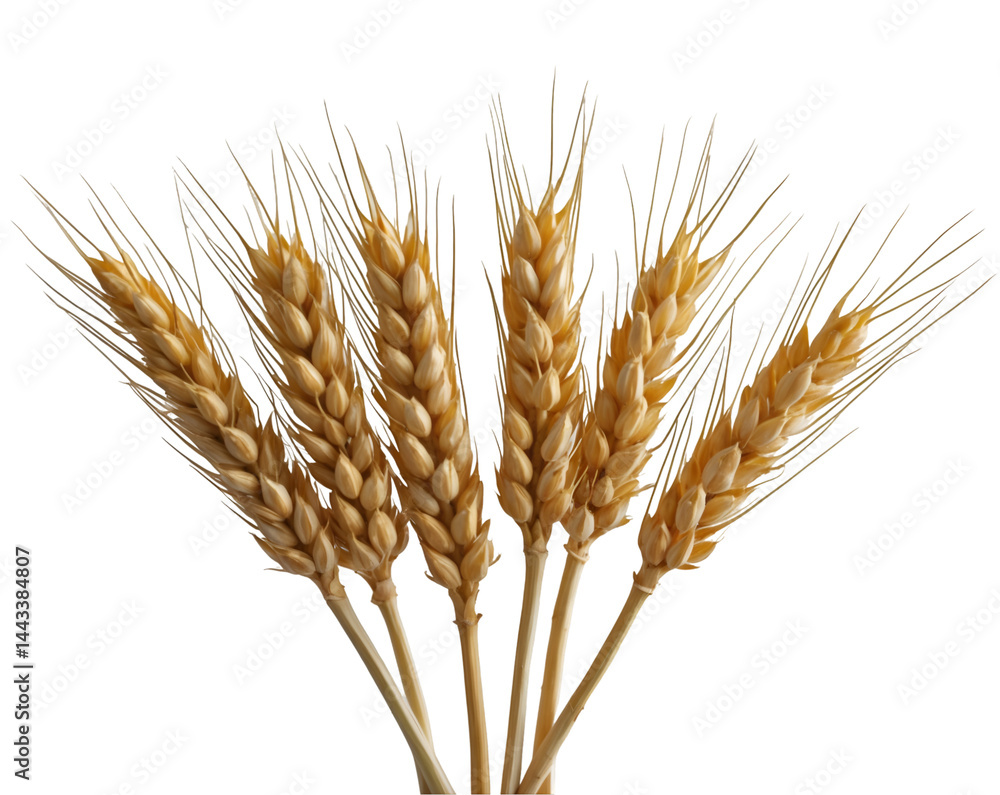 Poster detailed image of wheat stalk cut section exhibiting intricate internal structures and textures for 