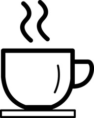 Hot Coffee Cup Icon 