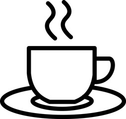 Hot Coffee Cup Icon 