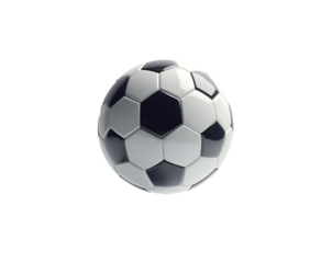 Detailed Soccer Ball Levitating in Space a Captivating Visual Display for Sports Enthusiasts and Design Aficionados Alike Showcasing Precision and Dynamism
