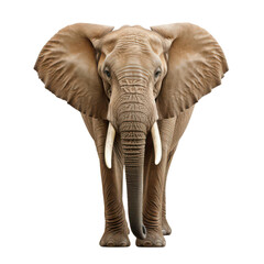 Obraz premium African Elephant isolated on transparent background.png