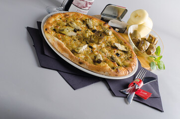 Pizza gourmet italiana