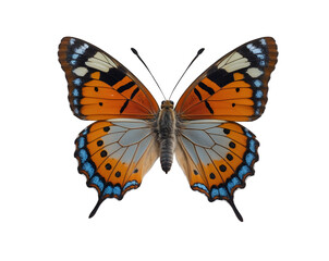 Fototapeta premium Elegant Camberwell Beauty Butterfly Displaying Intricate Wing Patterns on a Minimalist Design, Perfect for Nature Enthusiasts and Artistic Creations