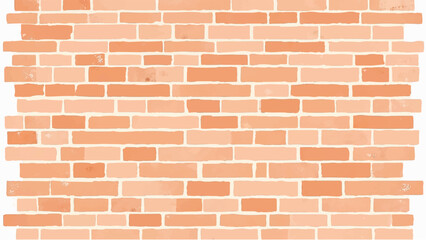 Fototapeta premium Brick Wall Seamless Texture. Brick wall background. Illustration of a brick wall with a textured surface.
