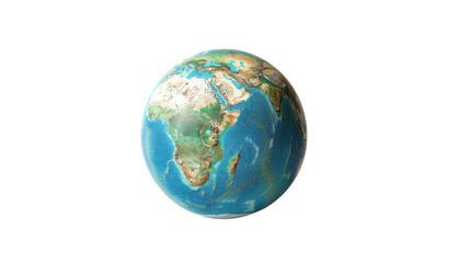 World Globe On white Background.