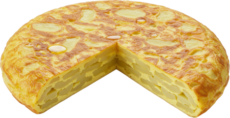 Delicious Spanish Tortilla Espa ola with Potatoes a Traditional Cuisine Food Image