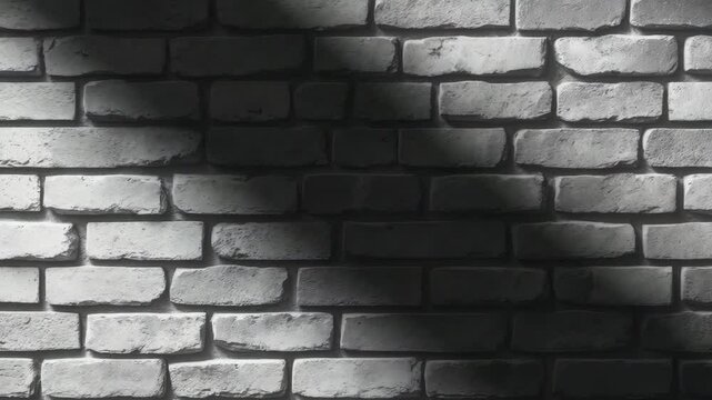 Grey brick wall with texture