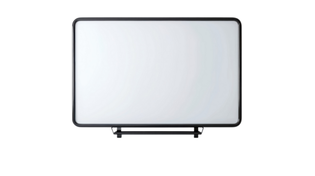 Interactive Whiteboard On white Background.