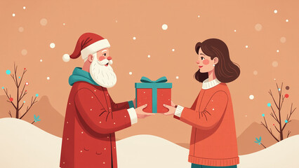 people exchange gifts holiday celebrations show appreciation kindness towards one