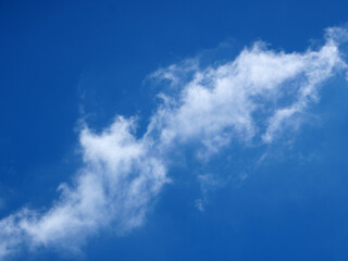 The sky is naturally clear with clouds.