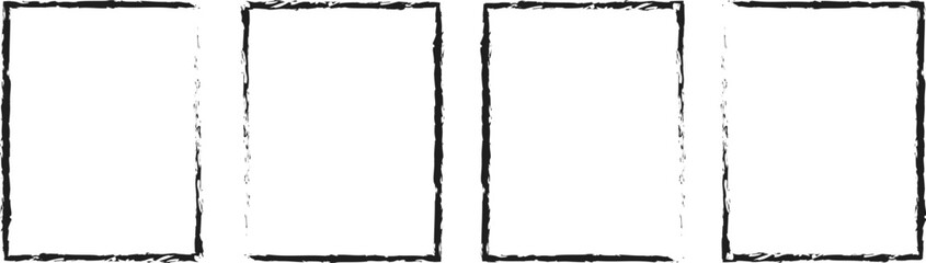 painted brush frame, Grunge-Style Frame Templates and Edgy Border Designs, hand draw frame design