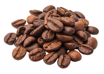 Fototapeta premium coffee beans isolated on white background