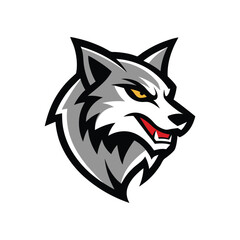  A mascot Design of a Wolf