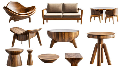 Modern wooden furniture collection