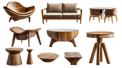 Modern wooden furniture collection