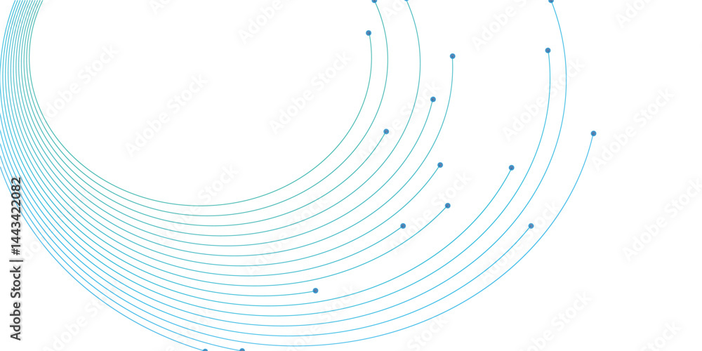 Poster technology abstract lines on white background. undulate grey wave swirl, frequency sound wave, twist