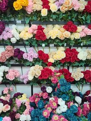  colorful artificial flower bouquets 