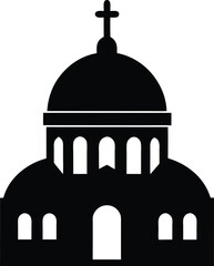 vector illustration of a church