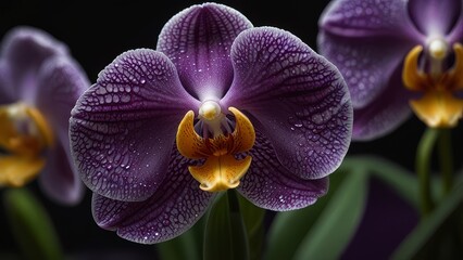 purple orchid flower