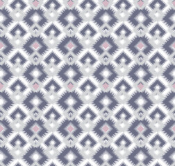 Minimalist ripple line abstract seamless pattern with geometric diagonal ornament.