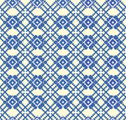 Minimalist ripple line abstract seamless pattern with geometric diagonal ornament.