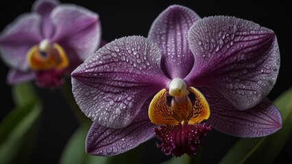 purple orchid flower