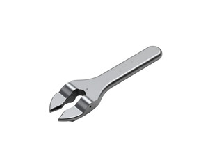 High Detail Illustration of a Shiny Silver Threading Tool, A Precision Instrument for Threading Operations in Various Industries, High Quality Close Up Image
