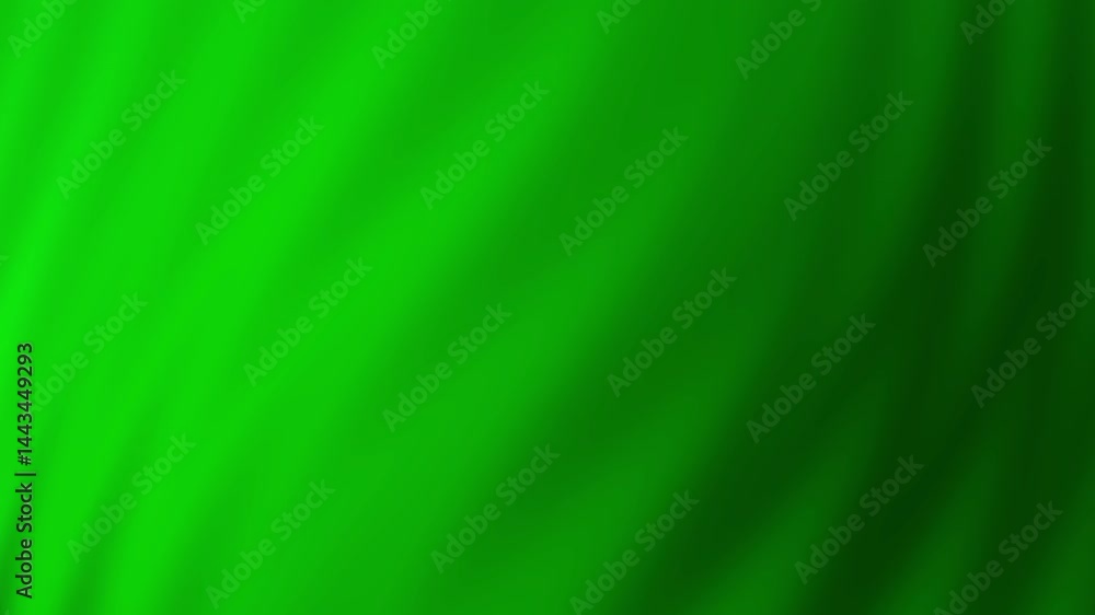 Poster abstract green background with soft wavy lines