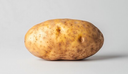 Potato harvesting process revealed a close-up look at one unique potato kitchen environment still life photography natural setting