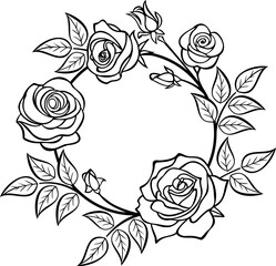wreath of roses