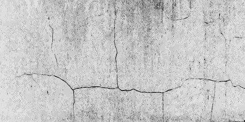 modern Texture grunge black or white of grunge cracks dust and scratches concrete distress old wall texture vector background.	