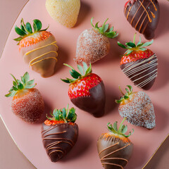 Fresas cubierta de chocolate