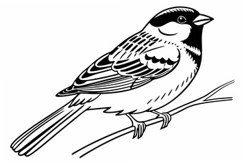 vector illustration of a bird