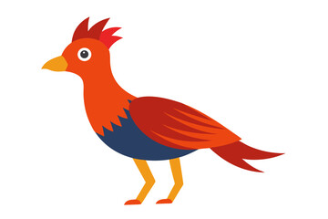 hen isolated on white