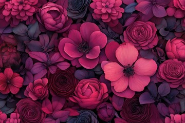 The colors of black, dark purple, red, burgundy, wine, magenta, maroon, and plum are blended in a watercolor water effect, set against an abstract art background of vibrant colors, with a chaotic