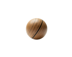 Isolated Ptanque Ball, A single, weathered ptanque ball showcases the wear and magic of the game in a detailed studio shot emphasizing texture