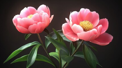 Fototapeta premium peony flower close up marco good for design