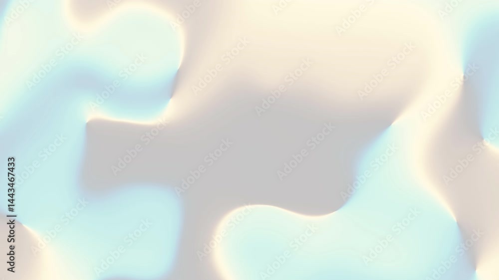 Poster Blue color light vertical background. Music abstract modern technology smooth wave. Trendy blue gradient colorful wave animation. Seamless loop 4k.