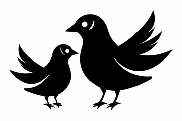 silhouette of a bird