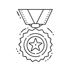 quality medal icon, quality medal vector illustration-simple illustration of quality medal, perfect for quality medal logos and icons