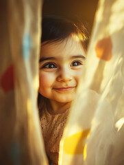 portrait of a little girl
