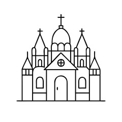 religion architecture icon, religion architecture vector illustration-simple illustration of religion architecture, perfect for religion architecture logos and icons