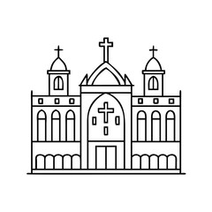 religion architecture icon, religion architecture vector illustration-simple illustration of religion architecture, perfect for religion architecture logos and icons